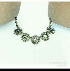 J. Crew Jewelry - J. Crew 5 Crystal Medallion Necklace J. Crew Jewelry - J. Crew 5 Crystal Medallion Necklace